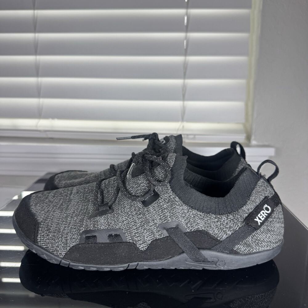 Xero Oswego Charcoal Gray Minimalist Zero Drop Barefoot Running Shoes Men's 10